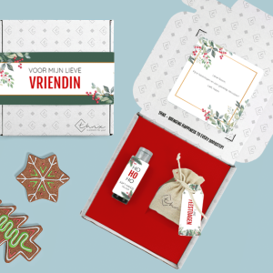 Inhoud Brievenbuspakketje Kerst Holiday Branch Pakket Janzen Handcrème Kerstboomzaadjes