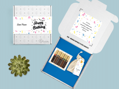 Inhoud Brievenbuspakket Confetti Cadeau Verjaardag Merci Chocolade Bloemzaden