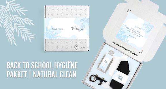Inhoud Brievenbus cadeau Back to School Hygiëne Pakket Studenten Clean Hands Tool Mondkapje Handgel